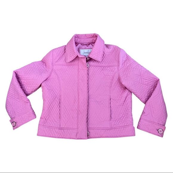 Weatherproof Garment Company Quilted Jacket • Pink • Large - Picture 3 of 15